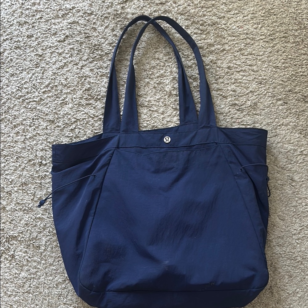 lululemon Navy Tote Bag